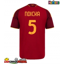 Camisa de Futebol AS Roma Evan Ndicka #5 Equipamento Principal 2026-27 Manga Curta